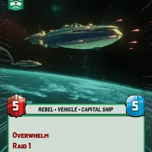 MC30 Assault Frigate Hyperspace Foil STWU JTL Ingles
