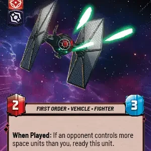 Special Forces TIE Fighter Hyperspace Foil STWU JTL Ingles