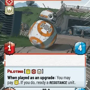BB-8 Hyperspace Foil STWU JTL Ingles