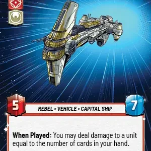 Rebellious Hammerhead Hyperspace Foil STWU JTL Ingles