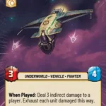 Kimogila Heavy Fighter Hyperspace STWU JTL Ingles