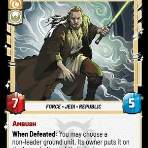 Qui-Gon Jinn STWU LOF INGLES