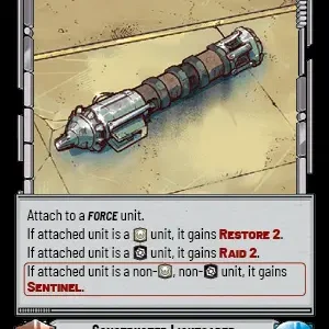 Constructed Lightsaber STWU LOF INGLES