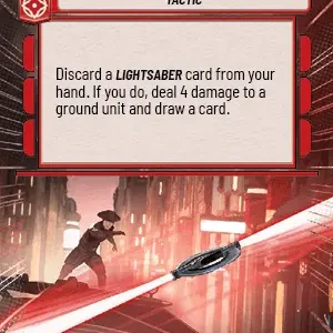 Lightsaber Throw HYPERSPACE STWU LOF INGLES