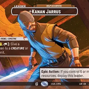Kanan Jarrus - Help Us Survive Lider (Showcase) - Legends of the Force (LOF)