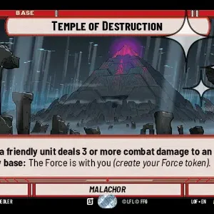 Temple of Destruction FOIL STWU LOF INGLES