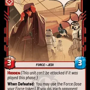 Jedi in hiding STANDARD FOIL STWU LOF