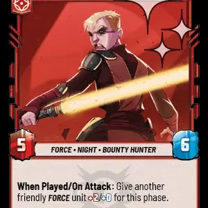 Asajj Ventress FOIL STWU LOF INGLES