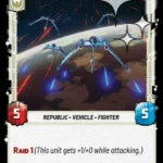 Blue Squadron Assault Wing FOIL STWU LOF INGLES