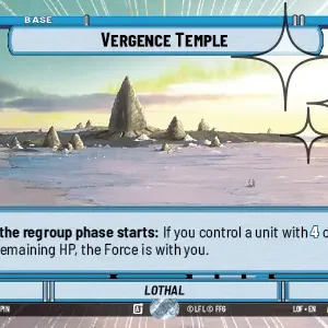 Vergence Temple HYPERSPACE FOIL STWU LOF INGLES