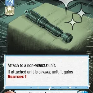 Heirloom Lightsaber HYPERSPACE FOIL STWU LOF INGLES