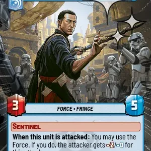 Chirrut Îmwe HYPERSPACE FOIL STWU LOF INGLES