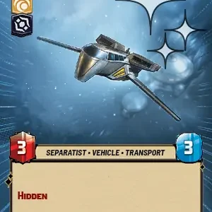 Banking Clan Shuttle HYPERSPACE FOIL STWU LOF INGLES