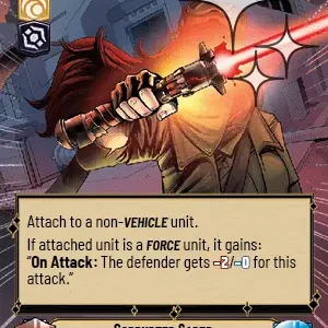 Corrupted Saber HYPERSPACE FOIL STWU LOF INGLES