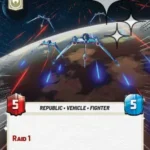 Blue Squadron Assault Wing HYPERSPACE FOIL STWU LOF INGLES