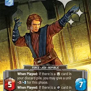 Anakin Skywalker FOIL PRESTIGE STWU LOF INGLES