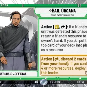 Bail Organa HyperSpace Leader-STWU SEC Ingles