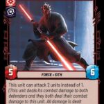 Darth Maul - Revenge at Last Foil- Twilight of the Republic (TWI)