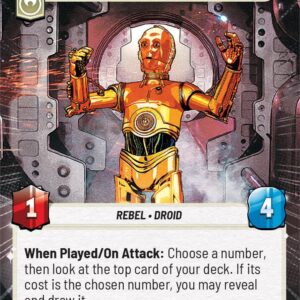 C-3PO - Protocol Droid (Hyperspace) - Spark of Rebellion: Weekly Play Promos (SOR-WPP) ESPAÑOL