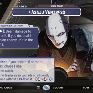 Asajj Ventress - I Work Alone Lider (Showcase) - Jump to Lightspeed (JTL)
