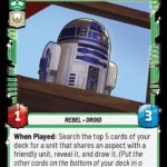 R2-D2 - Part of the Plan - A Lawless Time (LAW) HyperSpace Foil