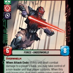 Maul - Master of the Shadow Collective - A Lawless Time (LAW) HyperSpace Foil
