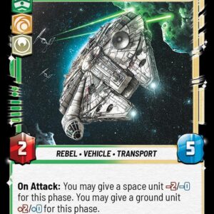 Millennium Falcon - Dodgin Patrols - A Lawless Time (LAW) HyperSpace Foil