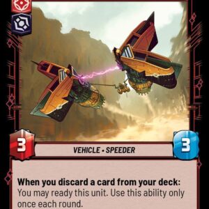 Sebulba's Podracer - Taking the Lead - A Lawless Time (LAW) HyperSpace Foil
