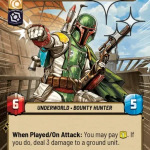 Boba Fett - For a Price – A Lawless Time (LAW) HyperSpace Foil