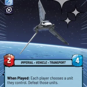 Governor's Shuttle - A Lawless Time (LAW) HyperSpace Foil