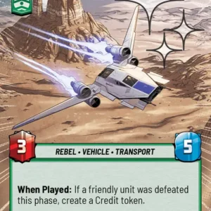 Partisan U-Wing – A Lawless Time (LAW) HyperSpace Foil