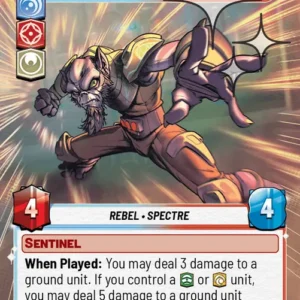 Zeb Orellios - Spectre Four - A Lawless Time (LAW) HyperSpace Foil