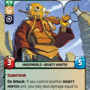 Zuckuss - Dangerous - A Lawless Time (LAW) HyperSpace Foil