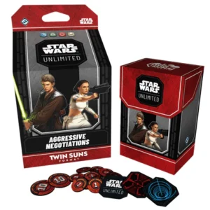 STAR WARS UNLIMITED - TWIN SUNS DECK AGGRESSIVE NEGOTIATIONS INGLES