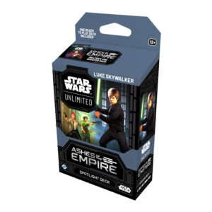 STAR WARS UNLIMITED - ASHES OF THE EMPIRE SPOTLIGHT DECK INGLES LUKE